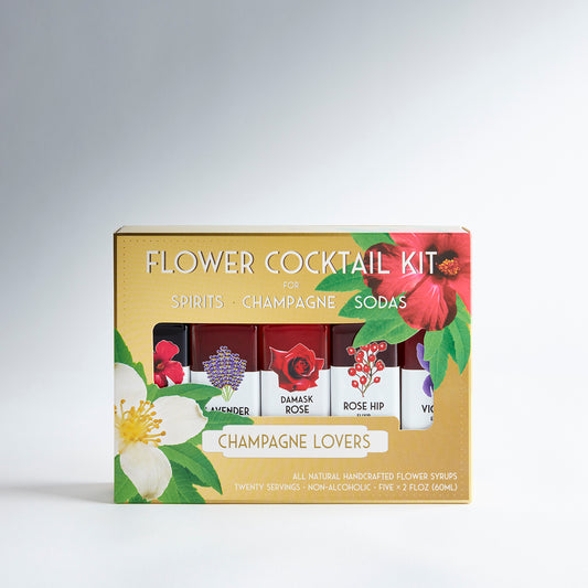 Floral Elixir Co. Champagne Lovers Cocktail Kit