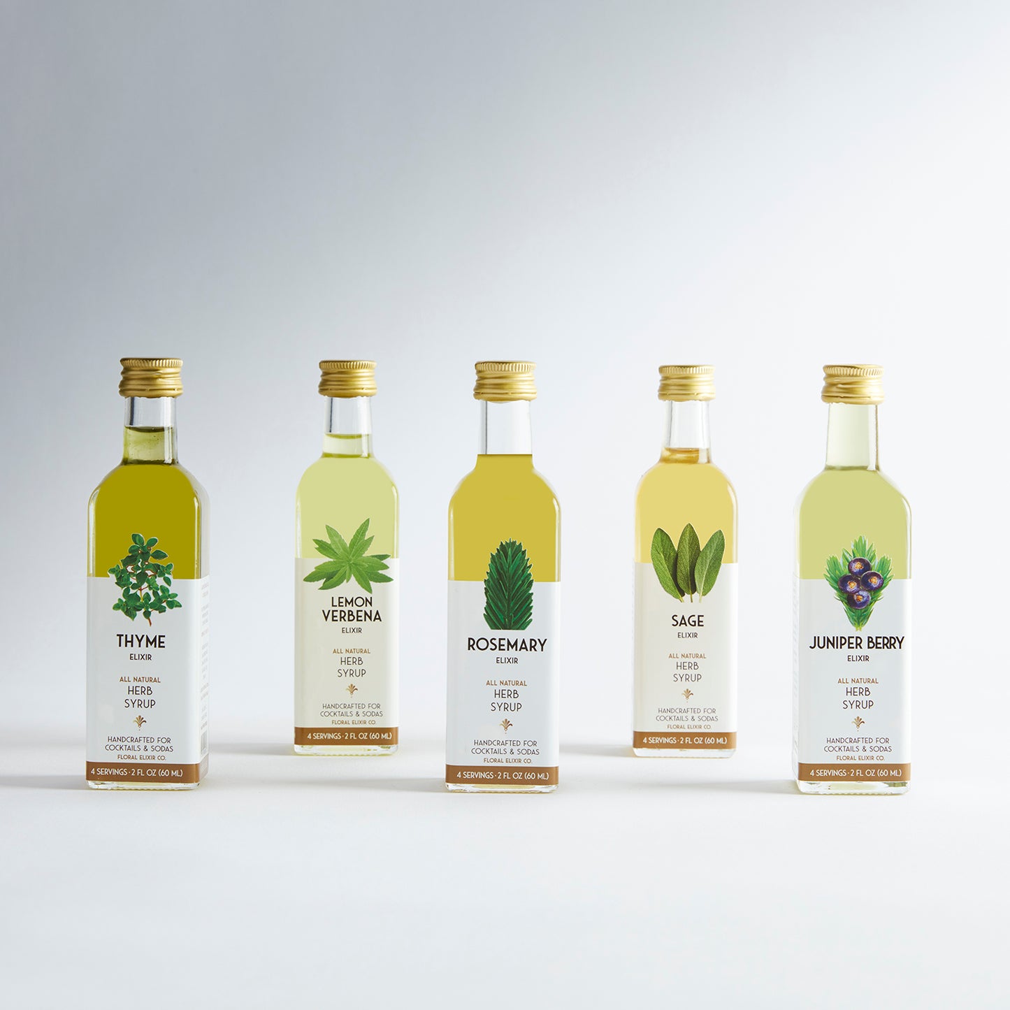 Floral Elixir Co. Light & Fresh Herb Cocktail Kit