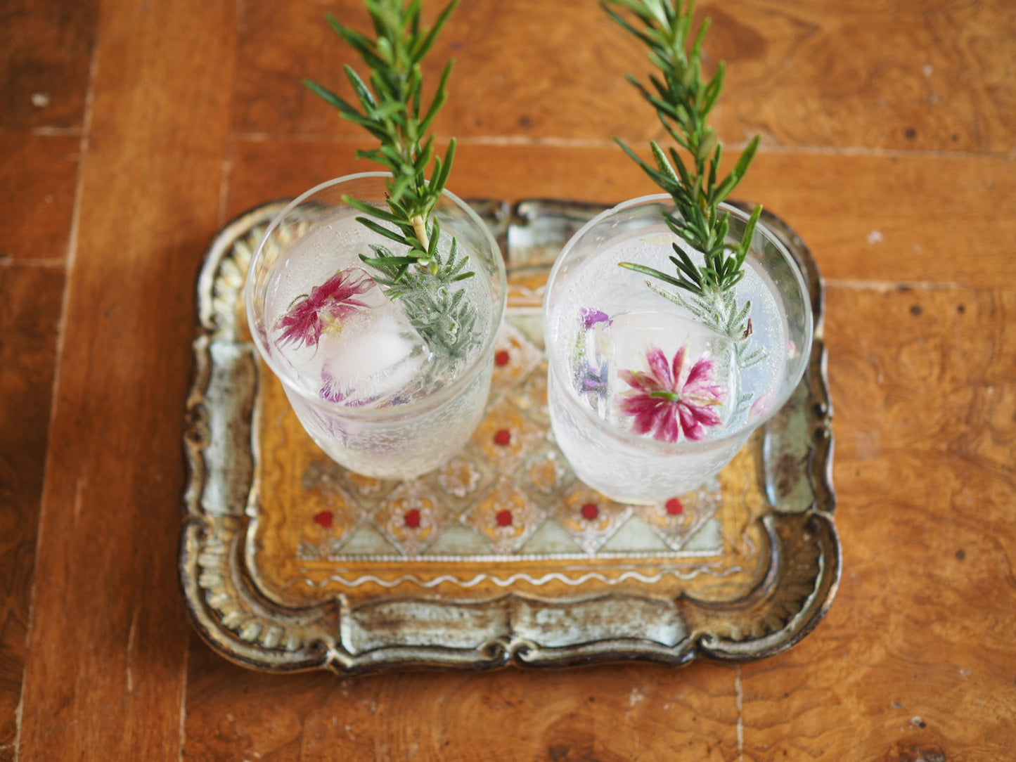 Floral Elixir Co. Flower Syrups for Cocktails, Teas, & More (8.5 oz)